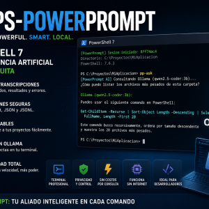 PS-PowerPrompt: convierte PowerShell en una terminal inteligente con IA local