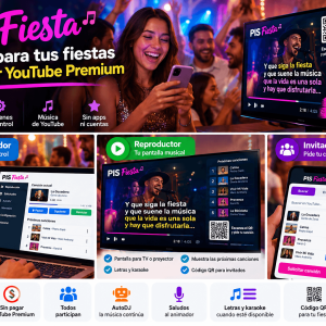 PIS Fiesta: música sin YouTube Premium | Demo gratis